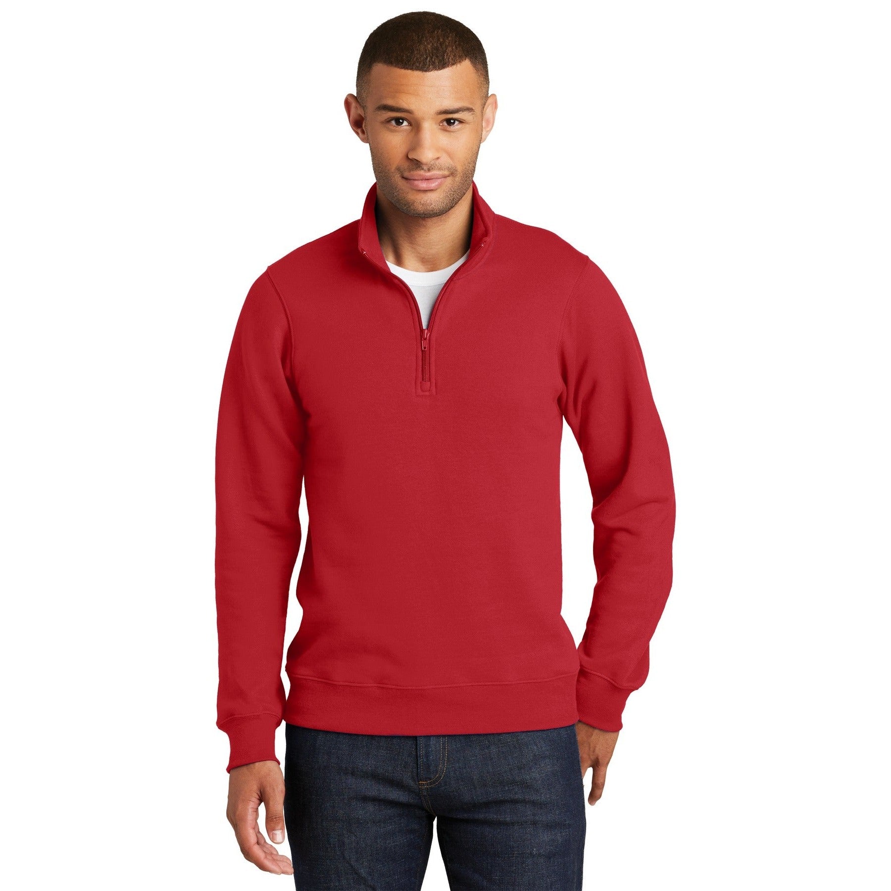 Port & Company-Port & Company® Fan Favorite Fleece 1/4-Zip Pullover Sweatshirt. PC850Q-MedTech-2